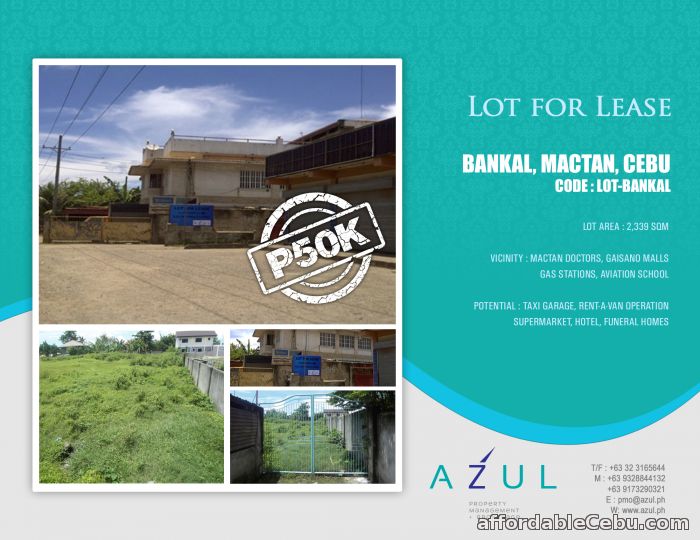 1st picture of LOT FOR LEASE in Bankal, Lapu-lapu City For Rent in Cebu, Philippines