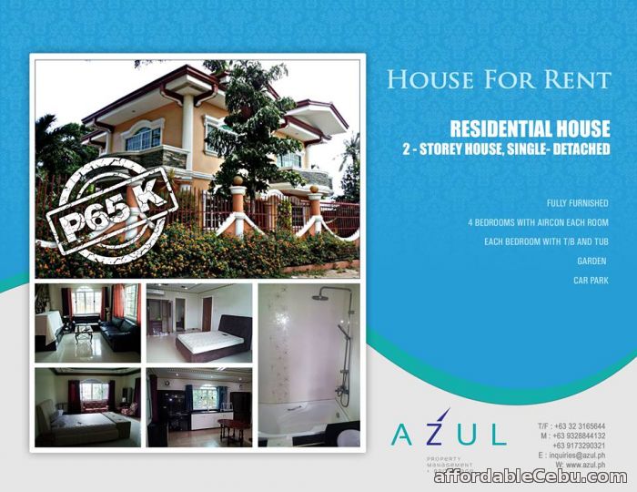 1st picture of 4 BR WITH AIRCON UNITS For Rent in Cebu, Philippines