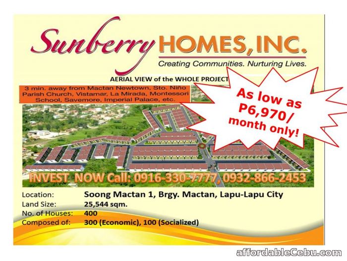 2nd picture of house and lot in soong mactan preselling For Sale in Cebu, Philippines