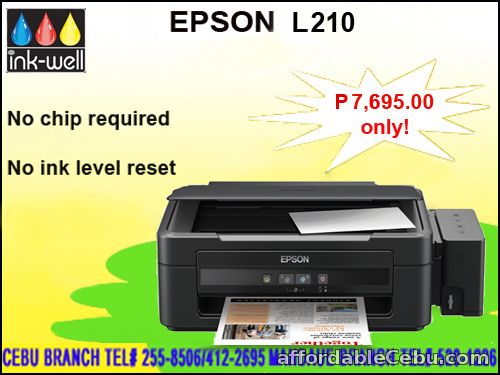 1st picture of EPSON L210 W/ CISS @ CEBU INK-TONER WELL For Sale in Cebu, Philippines