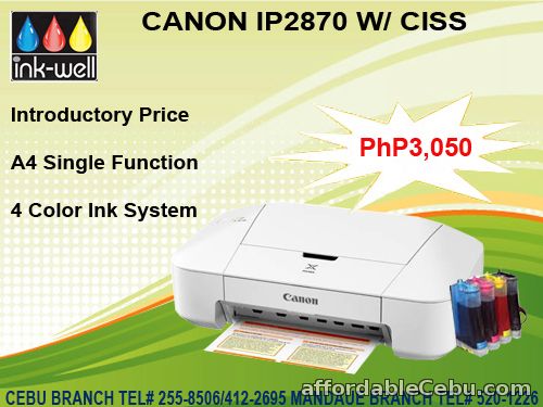 2nd picture of Buy New Printers w/ CISS Today @ CEBU INK-TONER WELL ( INKWELL ) For Sale in Cebu, Philippines