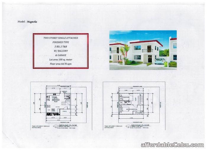 2nd picture of affordable house and lot 10 years to pay at zero interest-Precious Valley HOmes For Sale in Cebu, Philippines