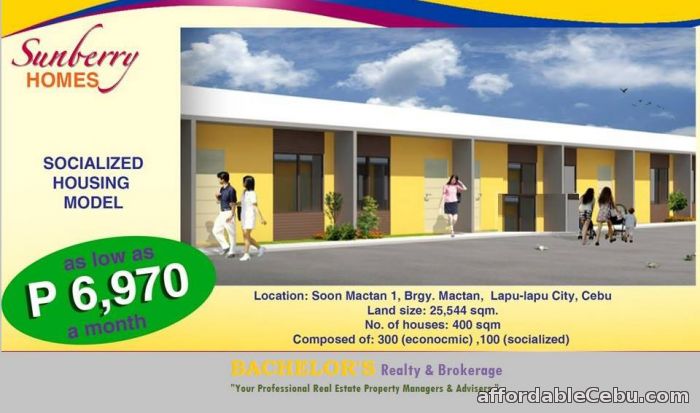 1st picture of Affordable one storey Townhouses in pusok lapulapu For Sale in Cebu, Philippines