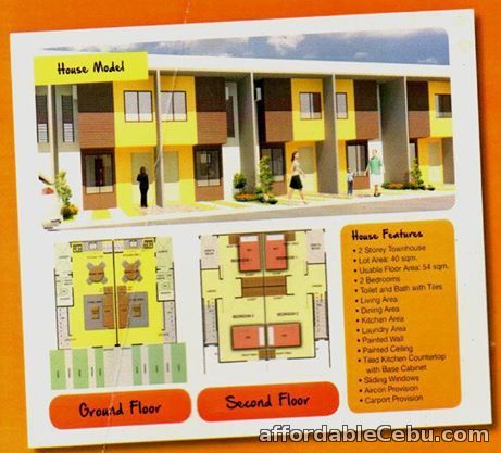 1st picture of two storey affordable townhouses in soong For Sale in Cebu, Philippines