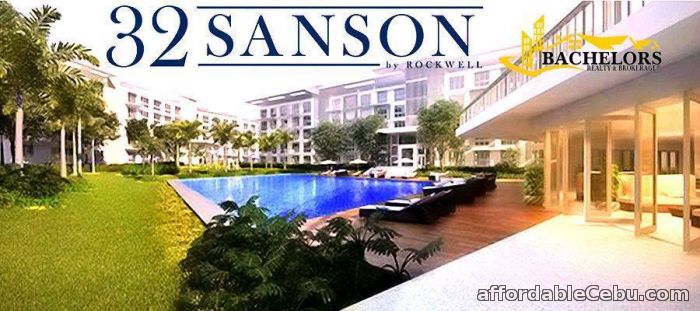 1st picture of 32 SANSON by Rockwell free parking lot for the 2 bedroom unit and 3bedrooms For Sale in Cebu, Philippines