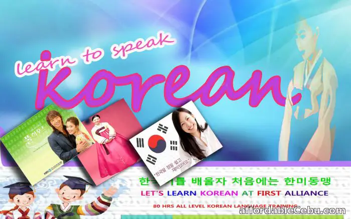 1st picture of LEARN KOREAN LANGUAGE Offer in Cebu, Philippines