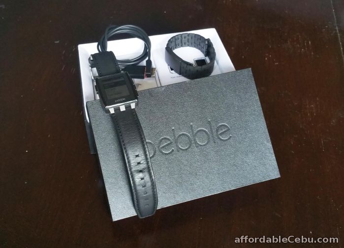 5th picture of Pebble Steel Smartwatch For Sale in Cebu, Philippines