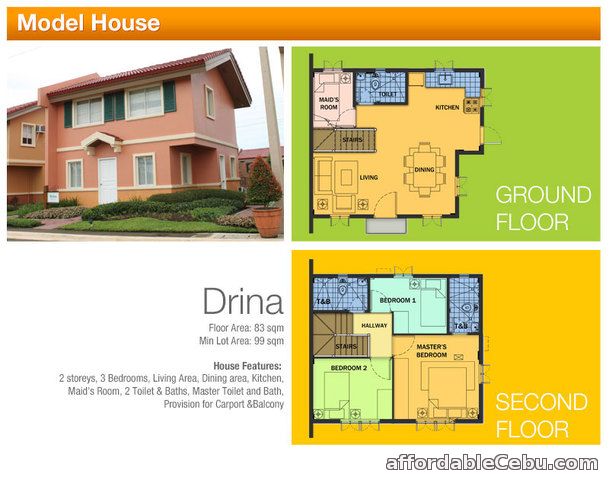 1st picture of House and Lot in Riverfront, Camella Talamban - Drina Unit For Sale in Cebu, Philippines