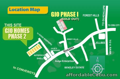 3rd picture of Townhouse Unit in Gio Homes Banawa, Cebu City For Sale in Cebu, Philippines