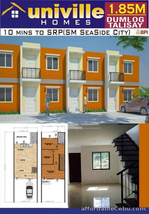 1st picture of Affordable townhouse at Dumlog, Talisay For Sale in Cebu, Philippines