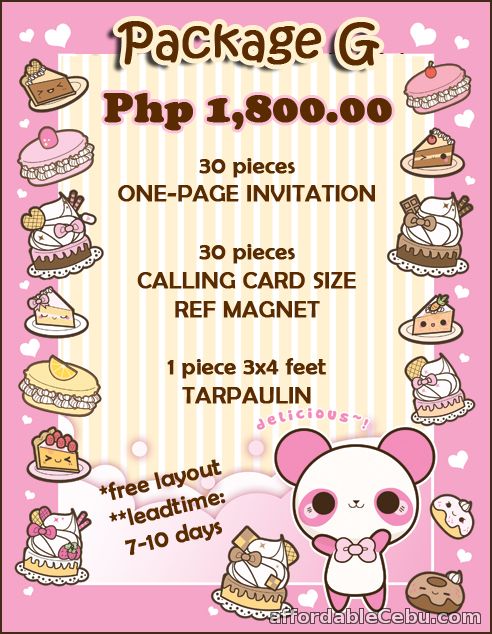 2nd picture of BIRTHDAY GIVEAWAY PACKAGE For Sale in Cebu, Philippines