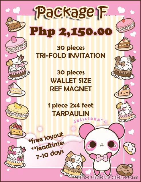 1st picture of BIRTHDAY GIVEAWAY PACKAGE For Sale in Cebu, Philippines