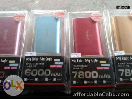 1st picture of Yoobao Power Bank Model S3- 6000mah@ 900- cebu inkwell (3/8/15) For Sale in Cebu, Philippines
