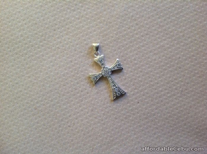 2nd picture of 925 Silver Unisex Cross Pendant For Sale in Cebu, Philippines