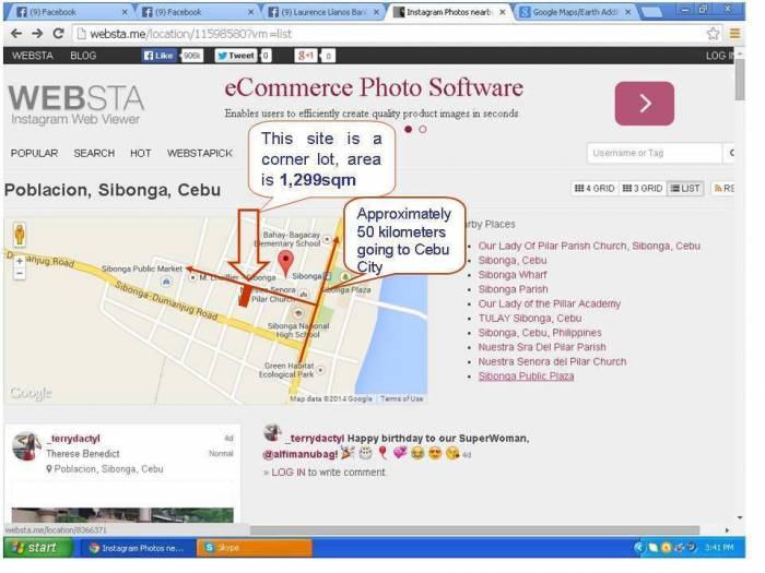 3rd picture of Titled Commercial Lot in Center Poblacion, Sibonga, Cebu For Sale. For Sale in Cebu, Philippines