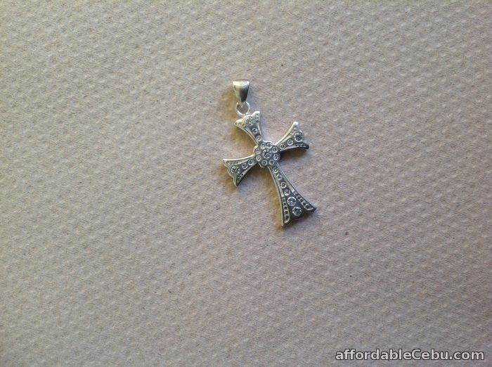 3rd picture of 925 Silver Unisex Cross Pendant For Sale in Cebu, Philippines