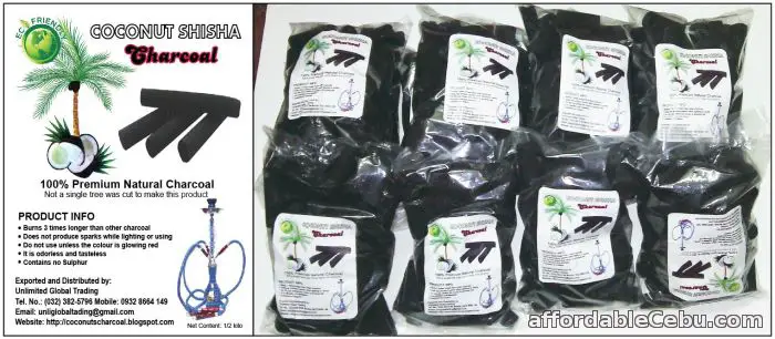 1st picture of Charcoal for Shisha - burns 3 times longer For Sale in Cebu, Philippines