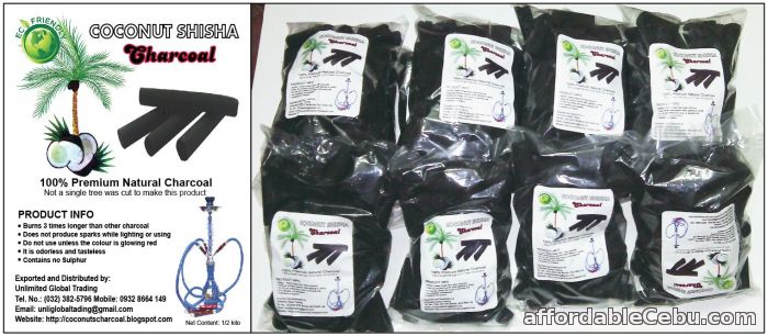 1st picture of Charcoal for Shisha - burns 3 times longer For Sale in Cebu, Philippines