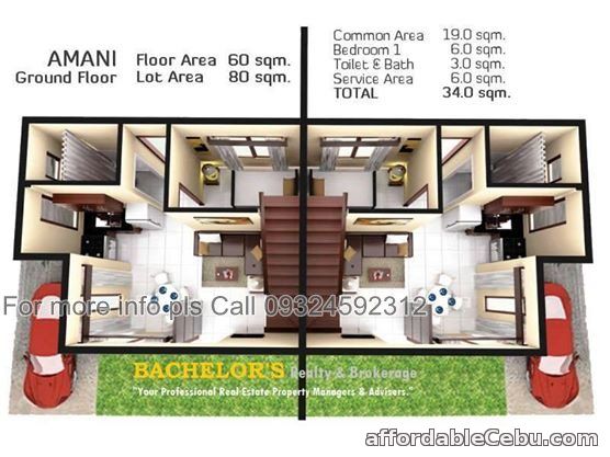 2nd picture of 3 Br Duplex House in Mandaue City Cebu 09324592312 For Sale in Cebu, Philippines