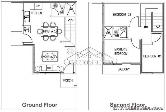 2nd picture of 2 Storey Side attached house and lot in BoxHill Residences Talisay Cebu 09324592312 For Sale in Cebu, Philippines