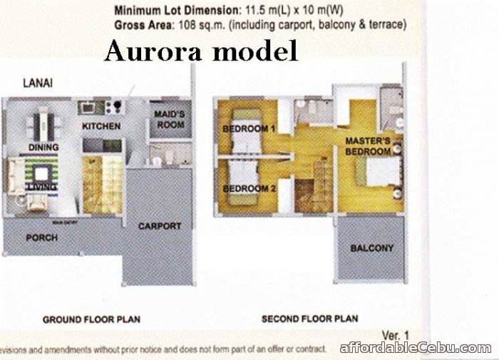 4th picture of House and Lot Ready for Occupancy Aurora Model Consolacion Cebu For Sale in Cebu, Philippines