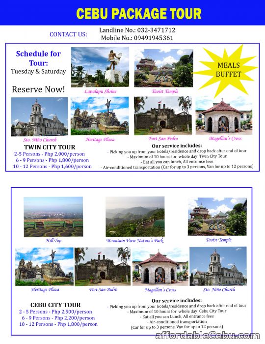 1st picture of Cebu City Tour & Twin City Tour Offer in Cebu, Philippines