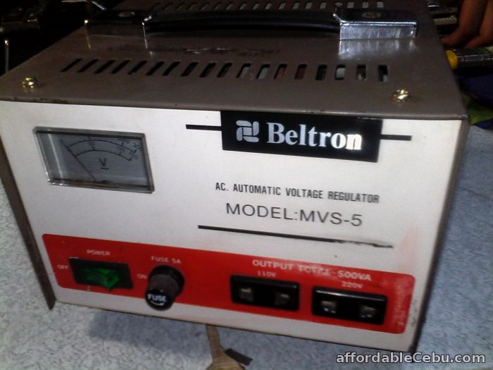 2nd picture of AC. AutoMatic Voltage Regulator Beltron (model : MVS-5) STABILIZER For Sale in Cebu, Philippines