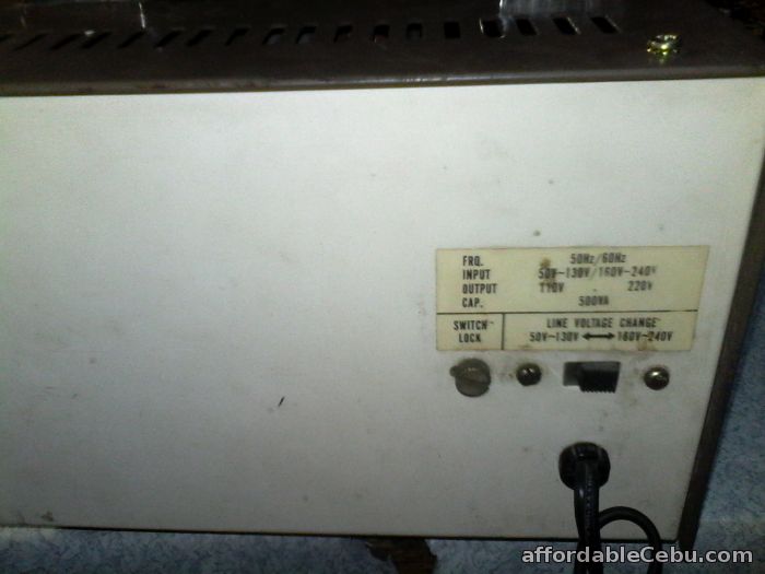4th picture of AC. AutoMatic Voltage Regulator Beltron (model : MVS-5) STABILIZER For Sale in Cebu, Philippines