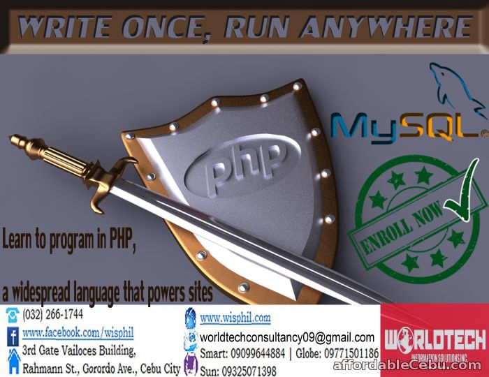 1st picture of PHP MySQL. WRITE ONCE, RUN ANYWHERE. Offer in Cebu, Philippines