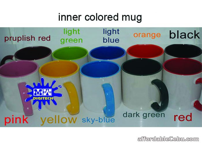 1st picture of Inner Colored Sublimation Mugs, Inside Color Mugs, Mug, For Sale in Cebu, Philippines
