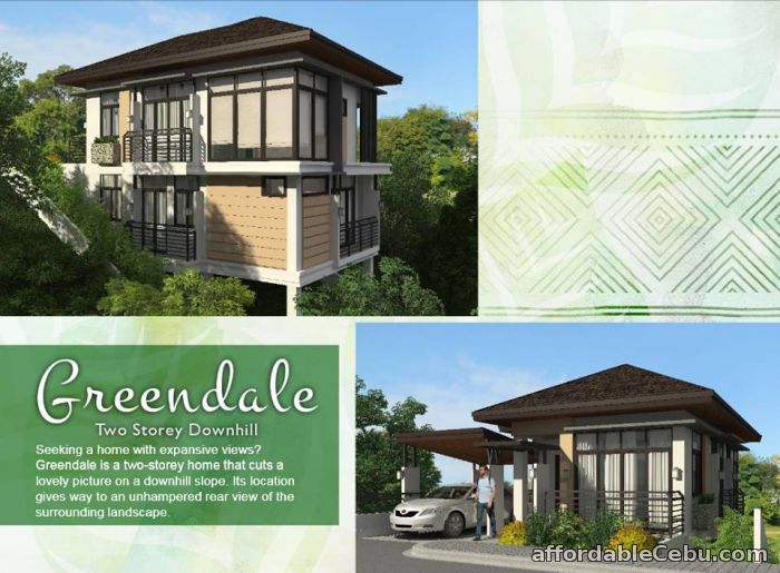 1st picture of Single detached downhill House and lot with 4 bedrooms including maid's room For Sale in Cebu, Philippines