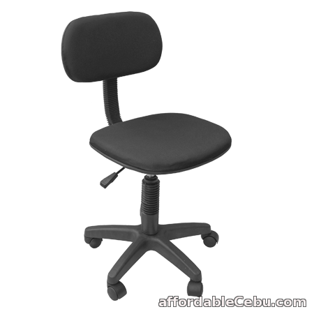 1st picture of OC-121P Ergodynamic Staff Chair swivel base black fabric For Sale in Cebu, Philippines