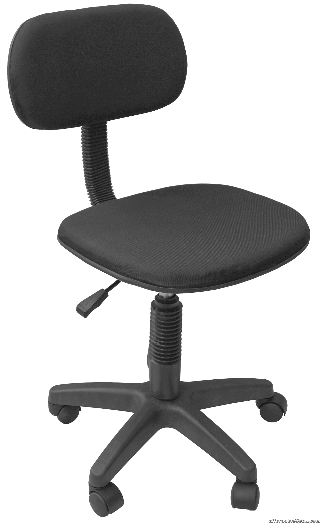 2nd picture of OC-121P Ergodynamic Staff Chair swivel base black fabric For Sale in Cebu, Philippines