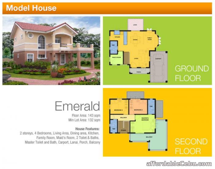 5th picture of Ready For Occupancy RIVERDALE Camella Emerald For Sale in Cebu, Philippines