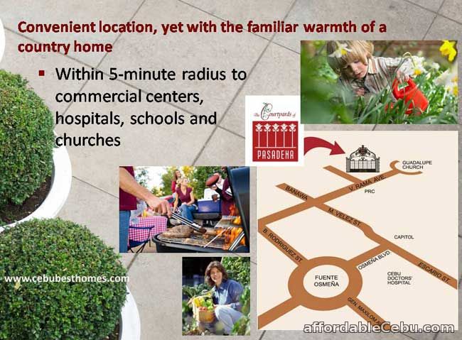 5th picture of Ready For Occupancy THE COURTYARDS of PASADENA For Sale in Cebu, Philippines