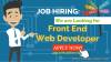 Job Hiring:  Front End Web Developer (Homebased)
