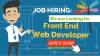 Job Hiring:  Front End Web Developer (Homebased)