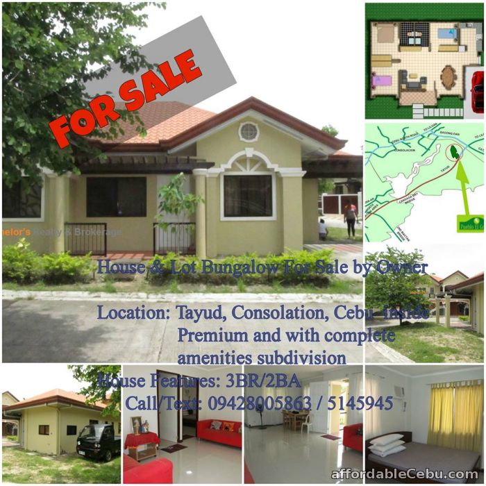 House and Lot For Sale in Consolacion 3BR/2BA inside premium subd
