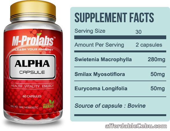 1st picture of MProlabs Alpha Capsule For Sale in Cebu, Philippines