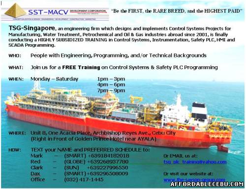 1st picture of PLC Training Offer in Cebu, Philippines