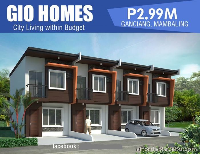 1st picture of GIO HOMES Affordable Townhouses at Ganciang, Mambaling, Cebu City For Sale in Cebu, Philippines