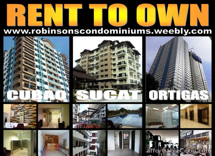 1st picture of RENT TO OWN CONDO, PEARL PLACE ORTIGAS, ESCALADES CUBAO and SUCAT For Sale in Cebu, Philippines