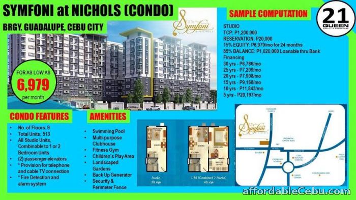 1st picture of Studio unit Condominiums For Sale in Guadalupe!!! For Sale in Cebu, Philippines