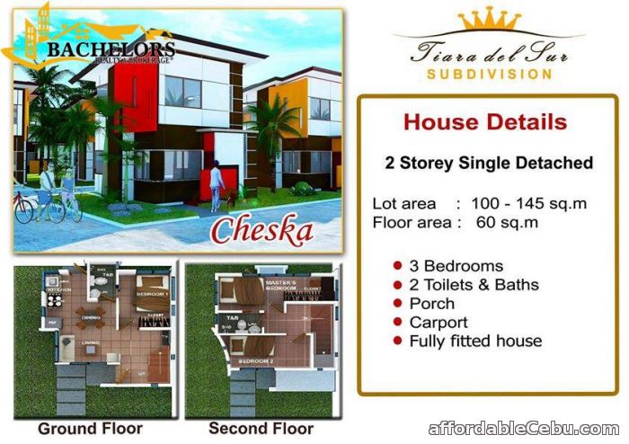 5th picture of House and lot For sale in Tiara Del Sur Subdivision Cheska Model For Sale in Cebu, Philippines