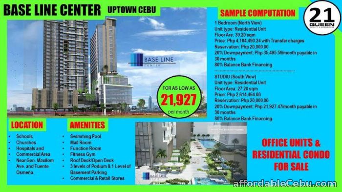 1st picture of Base Line Condominium For Sale!!! For Sale in Cebu, Philippines