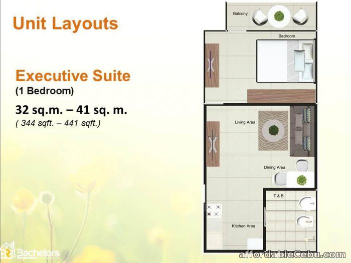 2nd picture of Condominium Executive Suite (1 Bedroom Unit) BANAWA CEBU 09275736911 For Sale in Cebu, Philippines