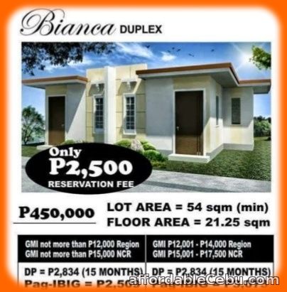 1st picture of PRIMERA STO TOMAS For Sale in Cebu, Philippines