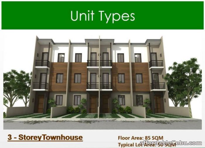 1st picture of For Sale 3-Storey Townhouse in Capitol Cebu 29,833/month For Sale in Cebu, Philippines