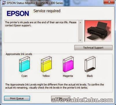 1st picture of EPSON PRINTER WASTE COUNTER RESET FOR L120/ L1300/ L1800 AND L220 @ CEBU INKWELL-9/25/15 For Sale in Cebu, Philippines