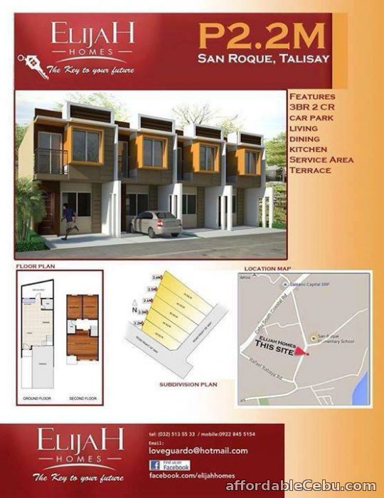 2nd picture of Townhouse in San Roque, Talisay City Cebu - Elijah Homes For Sale in Cebu, Philippines